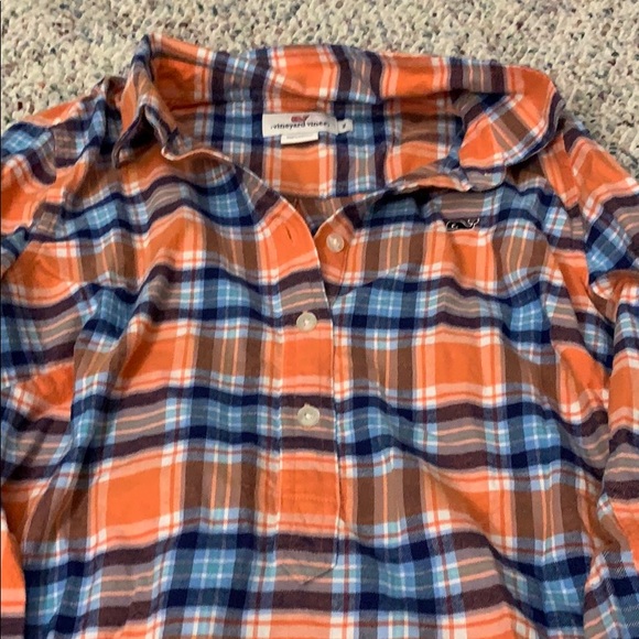 vineyard vines half button flannel - Picture 4 of 4